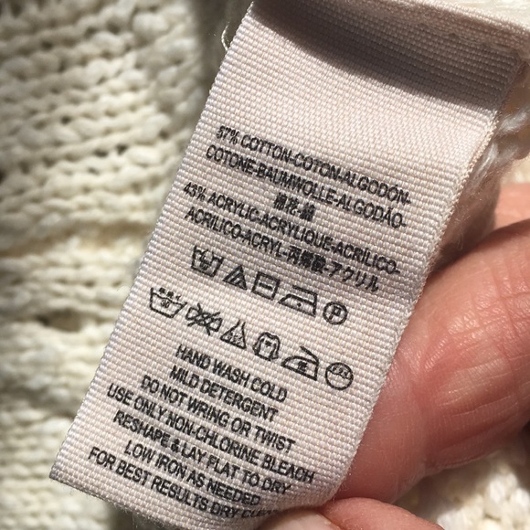 Free People oversize cream colored sweater tunic - Picture 7 of 7